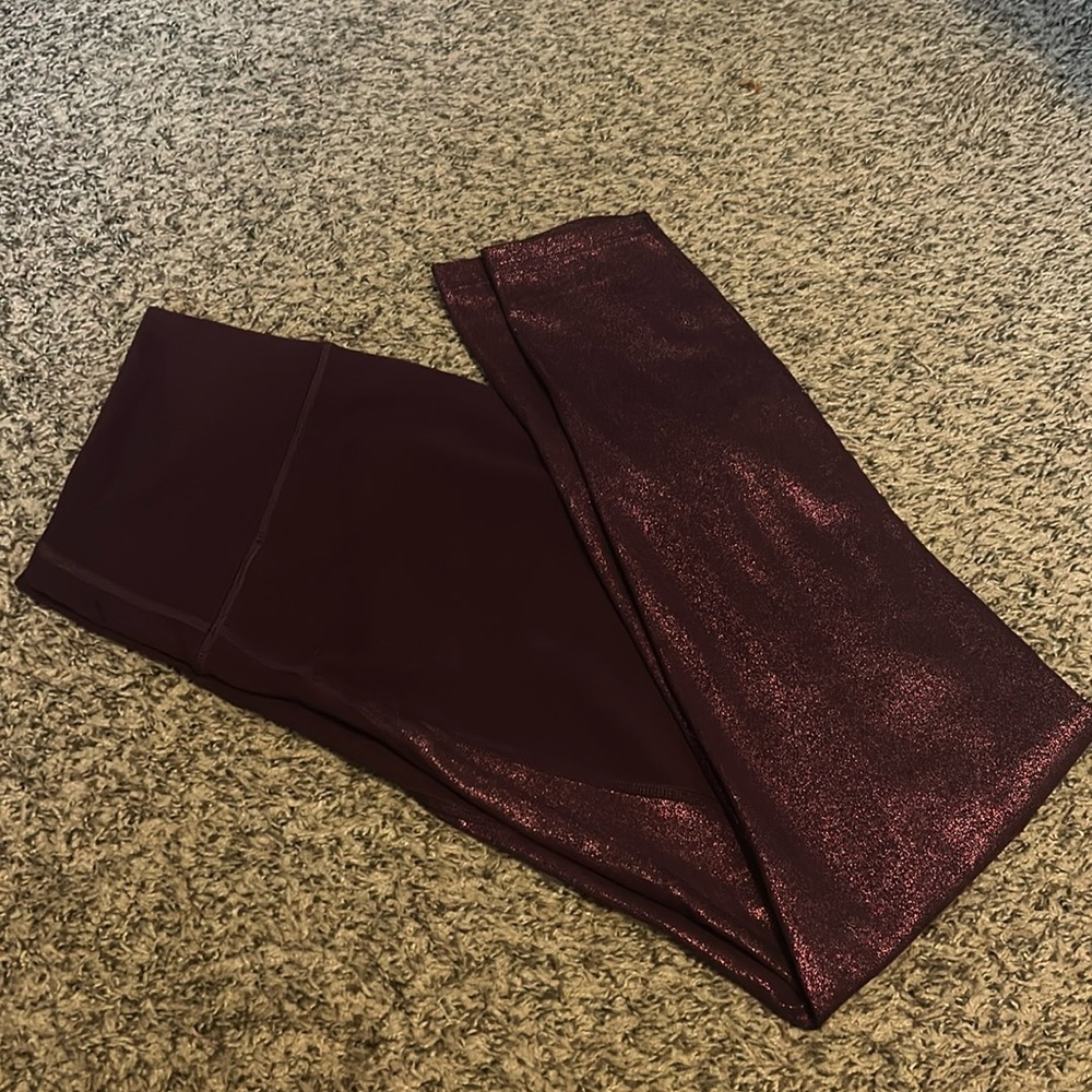 Maroon Old Navy Active Leggings